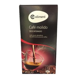 Café molido, descafeinado