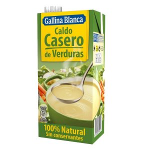 Caldo casero de verduras