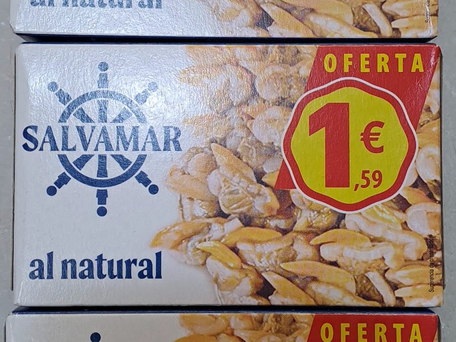 Berberechos al natural