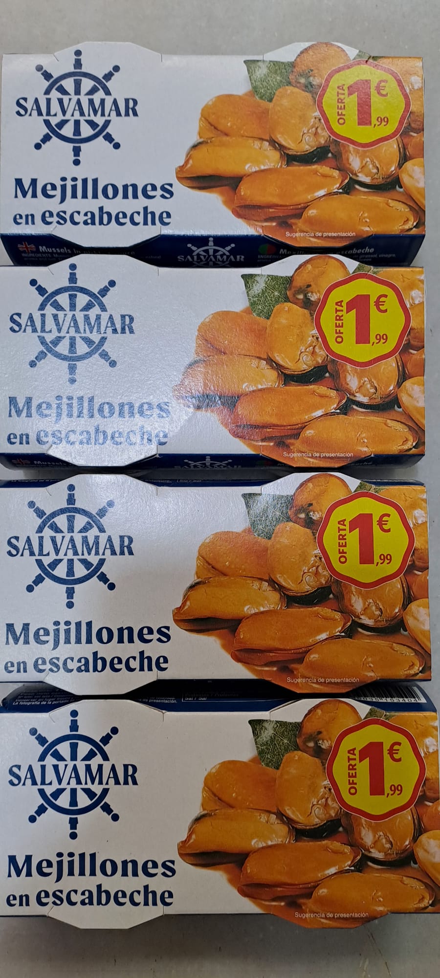 Mejillones en escabeche