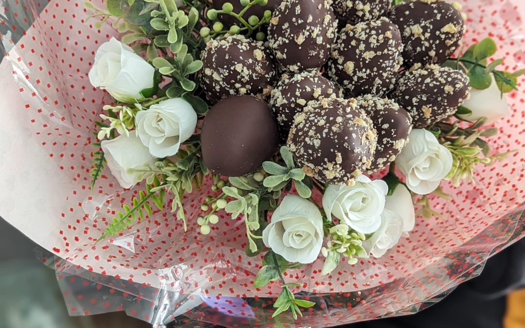 Ramo de Fresas con Chocolate