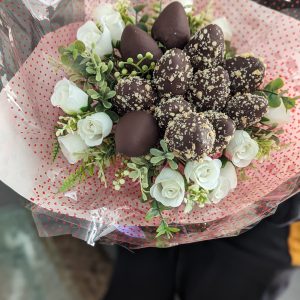 Ramo de Fresas con Chocolate